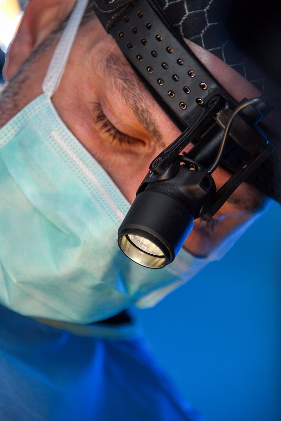 Loupes TTL Univet 2.5x personnalisées + bandeau LED